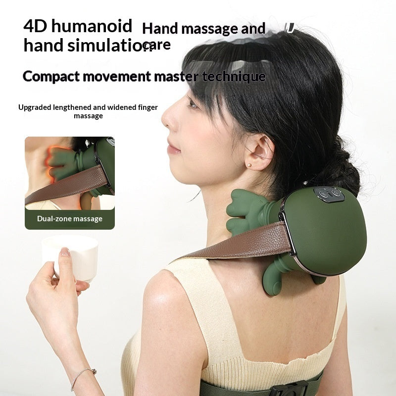Electric Neck & Shoulder Massager – Rechargeable Trapezius Cervical Spine Pain Relief Device
