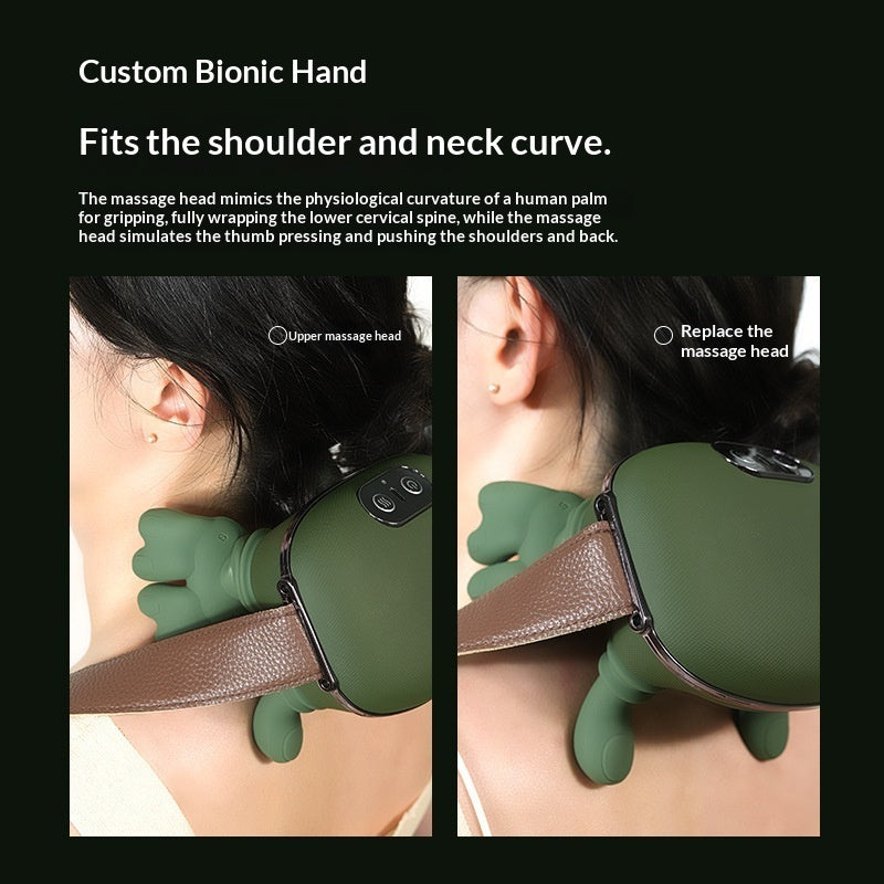 Electric Neck & Shoulder Massager – Rechargeable Trapezius Cervical Spine Pain Relief Device